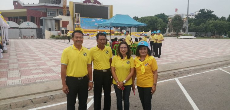 โครงการจิตอาสาช่วยเหลือฟื้นฟูดูแลเกษตรกรผู้ประสบภัย จังหวัดร้อยเอ็ด วันที่ 23 กันยายน 2562 สนับสนุนโดยขบวนการสหกรณ์และกลุ่มเกษตรกรในจังหวัดบุรีรัมย์ สำนักงานสหกรณ์จังหวัดบุรีรัมย์ กรมส่งเสริมสหกรณ์